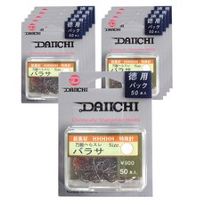 DAIICHI Herare Barasa Benefit 包裝通用鯽魚魚鉤 50p, 10個