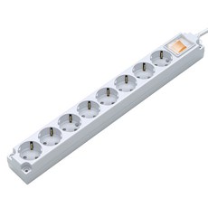 GAGA 8孔過載保護延長線 PI-M-16A8, 3m, 1個