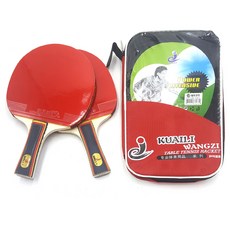 桌球拍 2入+收納袋組, 單品