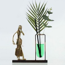 Ian 黃銅室內擴香油 2入 + 擴香棒 5支 + 椰子葉 + 尤加利葉 組合包, 莫希托海洋藍水漾, 200ml, 1套