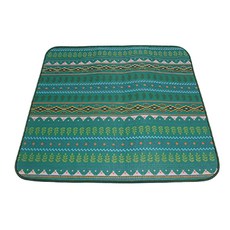 大運動場墊子 綠色, 靛青