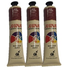 JO SONJA'S 壓克力顏料 114 Indian Red Oxide 3入, 75毫升, 1 種顏色