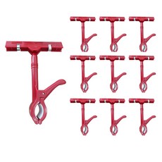 MADA Wang Umji POP 鉗夾 白色, 紅色, 10個