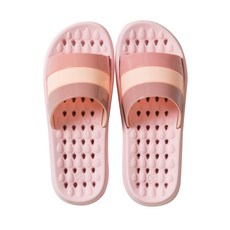 GARDEN US HOME 排水防滑浴室拖鞋, 粉紅色, 1個