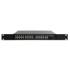 NEXTU 100Mbps SOHO型 24埠 300W POE交換器集線器, NEXT-POE327SFP-TP