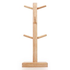 원목 사각 컵걸이, 1개