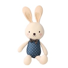 Bebelaon Organic Attachment Doll 兔杜羅, 藍色