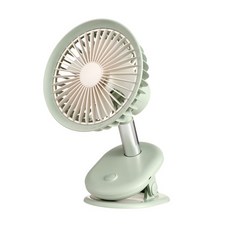 트라이코지 클립형 충전식 저소음 유모차 선풍기 H17-WH, 민트, 1개