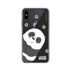 위베어베어스 베이비 패턴 클리어 휴대폰 케이스