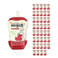아람농장 마마젤리쭈 딸기 주스, 100ml, 1box, 10개