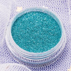 네일 아트 홀로그램 파우더, 스카이블루, 1개