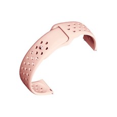 비쉐르 갤럭시 액티브 1/2/워치3/워치4/워치4클래식 20mm 실리콘 밴드 스트랩 (40/41/42mm 호환 가능), 라이트핑크, 1개