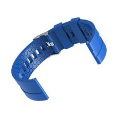 비쉐르 갤럭시 액티브 1/2/워치3/워치4/워치4클래식 20mm 레고핏 실리콘 밴드 스트랩 (40/41/42mm 호환 가능), 블루, 1개