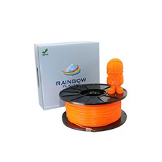 RAINBOW FILAMENT 3D打印機和3D打印筆 PLA HR PET G線材 橘色 1kg, HR PET-G