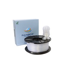 RAINBOW FILAMENT 3D打印機和3D打印筆 PLA HR PET G線材 透明 1kg, HR PET-G