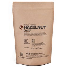 X-COFFEE 巴西桑托斯咖啡豆, 未研磨, 1公斤, 整豆（無研磨）