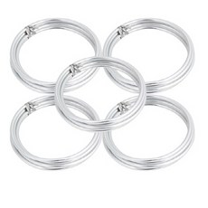 O-ON 鋁製工藝用鐵絲 4.0mm x 1.2m, 單一顏色, 5個