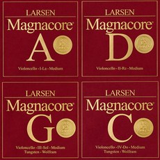 LARSEN STRINGS Magnacore Arioso 大提琴絃套組, 單一商品, 混色, 1個