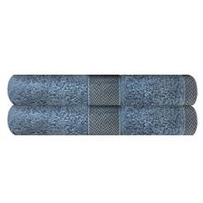 Songwol 松月 COUNTESS MARA人字紋竹纖維混紡紗浴巾 250g, 天空, 2個