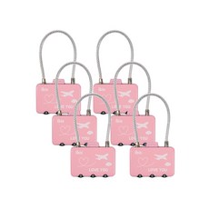 ibis 3 錶盤線掛鎖 SP11332 粉色, 6個