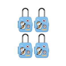 ibis 行李造型密碼鎖 CR11331 藍色, 4個