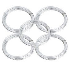 O-ON 鋁製工藝鐵絲 1.5mm x 7.5m, 單一顏色, 5個