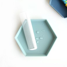 ade.l 六角形矽膠託盤 2入, 薄荷綠