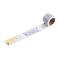 Rihoon Da Jung Na Ma Te作心想達月紙膠帶 30mm, 門票款, 2入