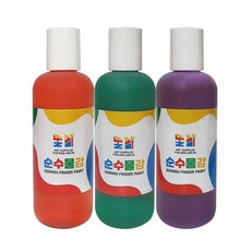 NOLMI 幼兒手指彩繪 3P, 160毫升, 3 種顏色