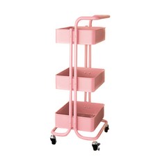 손잡이 수납장, 핑크