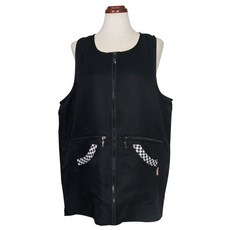 Bydeco 生活防水背心式多用途圍裙, 黑色, 1個