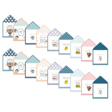 TOCTOC 印花卡片 9入, 混色, 2套