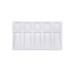 artsecret 藝術家的秘密 陶瓷製方形調色盤 CP-110, 10格, 單色