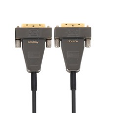 NEXT 無電源 DVI D 混合光纖線 15m NEXT-5015DAOC, 混合色, 1個