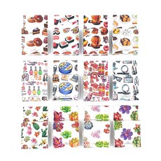 The Open House手繪插圖紙膠帶 15mm*7m 11-0294, 隨機發貨, 12個