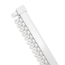 WINDOW DRESS 遮光窗簾軌道, 白色