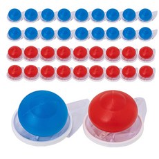 생활창고 깔끔이 세탁볼 블루 20p + 레드 20p, 1세트