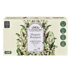 르샤트라1802 건조기용 시트 섬유유연제 뮤게부케 본품, 1개, 40매