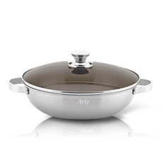 Queen's Sense Arte 5折不銹鋼火鍋, 28cm, 混色