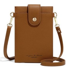 BUBBLYDAY 錢包迷你斜揹包, 棕色