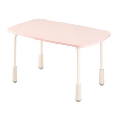 생활지음 제르미 높이 조절 사각 아동책상 ZMD11B 1100 x 690 x 645 mm, 핑크