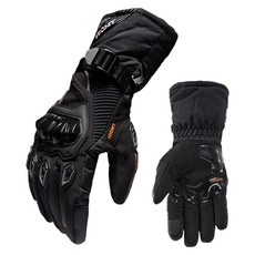 SUOMY 硬殼防護觸控防寒手套, 黑色