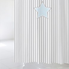 Soo Pool北歐風格浴簾 sc235 L 1800*1880mm+不鏽鋼掛環, 1套