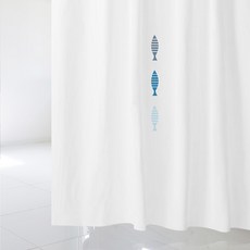 Suful北歐風格浴簾 sc236 L 1800*1880mm+不鏽鋼掛環, 1套