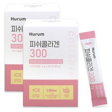 Hurum 低分子魚膠原蛋白肽粉隨身包, 2盒, 30條