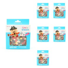 유니아트 유니블럭 세종대왕 UB023 6p, 혼합색상, 6개