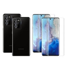 슈퍼쉘 풀커버 4D 포밍 휴대폰 액정보호필름 2p + 카메라 보호필름 2p 세트, 1세트