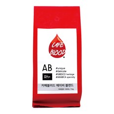 血型系列阿拉比卡咖啡豆 AB型款, 未研磨, 霍爾賓, 1公斤