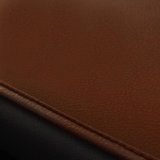 TOAD 高級皮革儀表板避光墊, 棕色 + 黑色, S90 2017 / VO-004