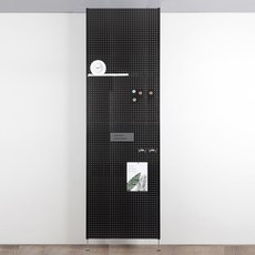 타공판닷컴 가벽 인테리어 사무실 셀프 파티션 70 x 240 cm, 블랙